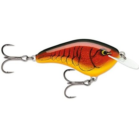 Rapala Og Slim 6 FloatingDiving, 234, 12 Oz, 6 Ft, Vmc 3 Hybrid Trebles, Classic Craw OGS06CCW